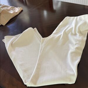 NWT Hurley Winter White flare ribbed trousers.